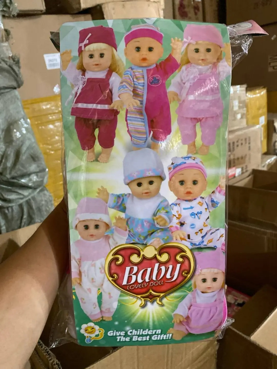 Qo'g'irchoq-pups Baby Lovely Doll, sochli va aksessuarli, qizlar uchun — 2-rasm
