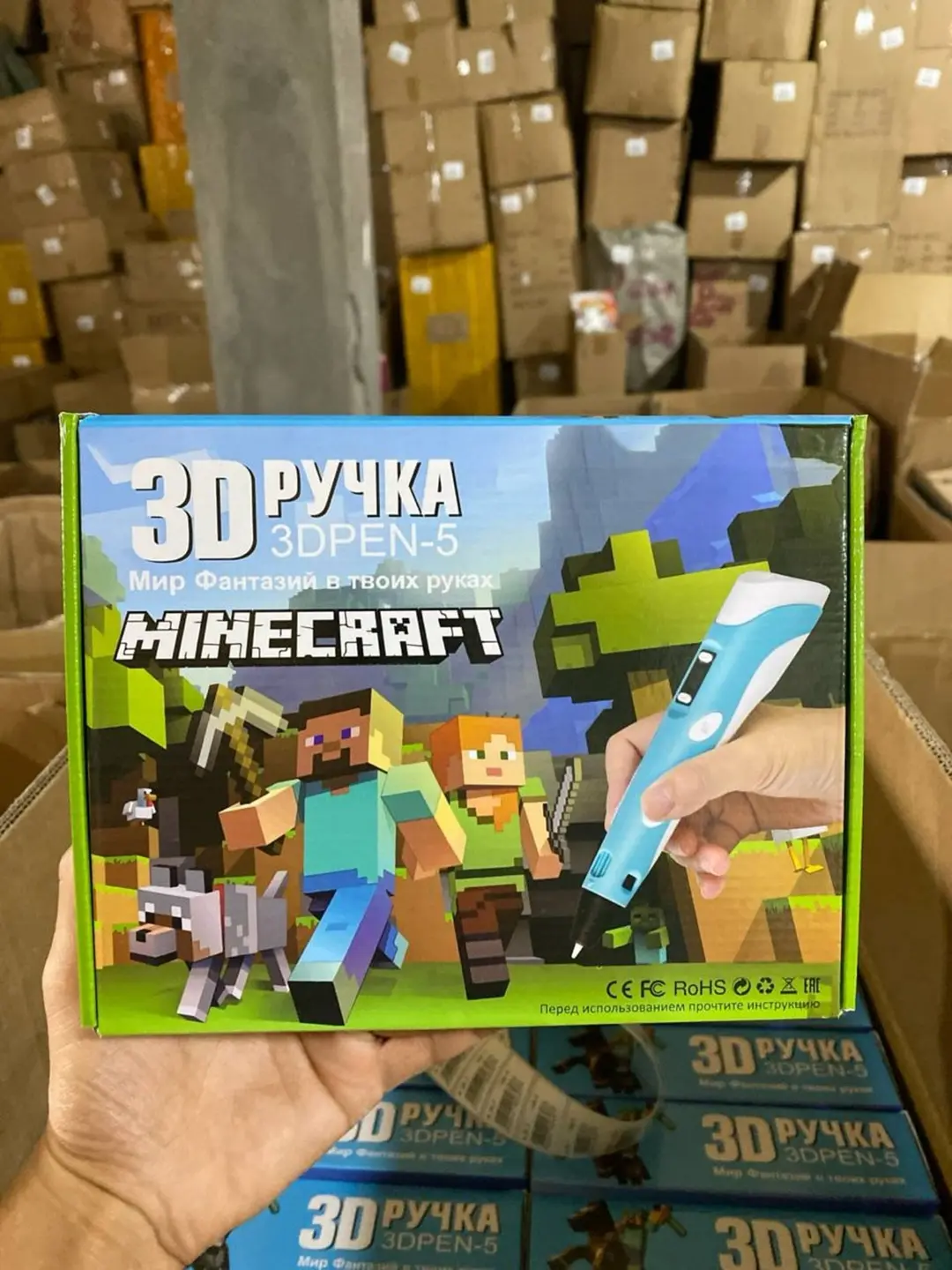 Maynkraft 3D ruchkasi LCD-displeyli, Bolalar ijodi va rivoji uchun Kod. 30134