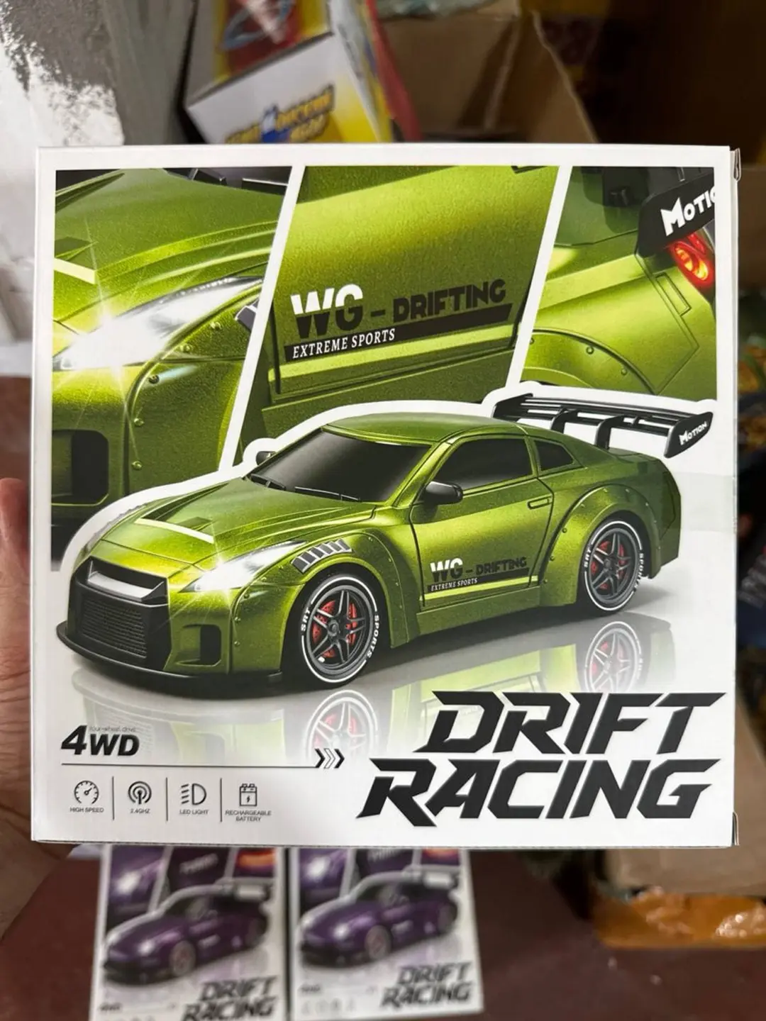 Masofaviy boshqariladigan drift mashina 4WD, 1:24 Porsche, g'ildirakli — 2-rasm