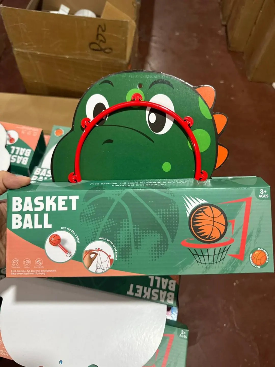 Bolalar basketbol qalqoni Filcha, koptok va nasosli yig'iluvchi halqa, faol o'yinlar uchun — 2-rasm