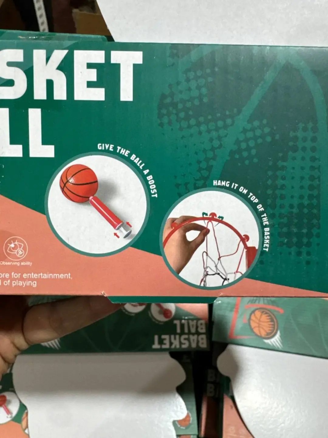Bolalar basketbol qalqoni Filcha, koptok va nasosli yig'iluvchi halqa, faol o'yinlar uchun — 4-rasm