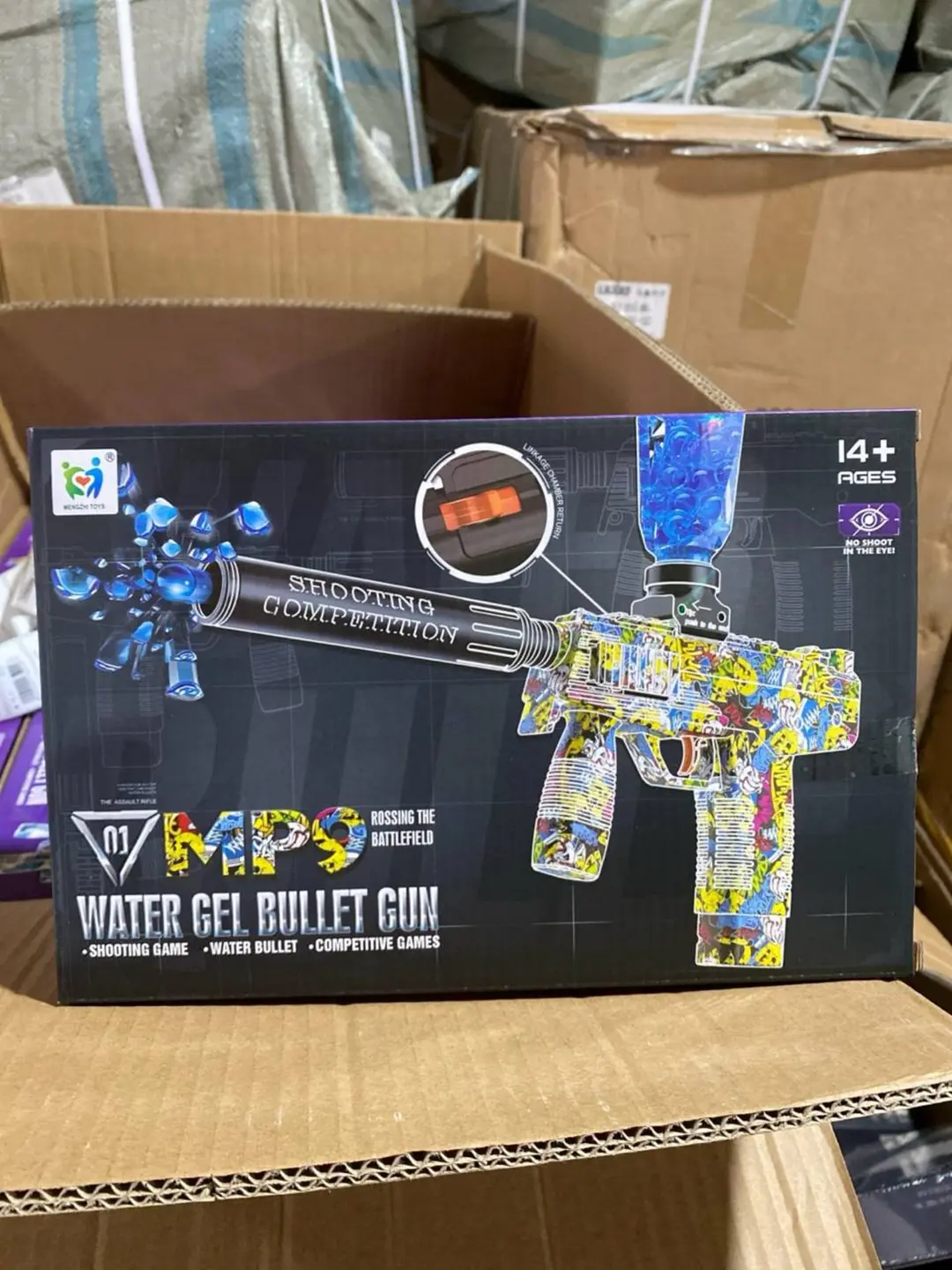 MP9 gidrogel blasteri orbibol, Orbizlarni tepadan uzatish, Faol o'yinlar uchun