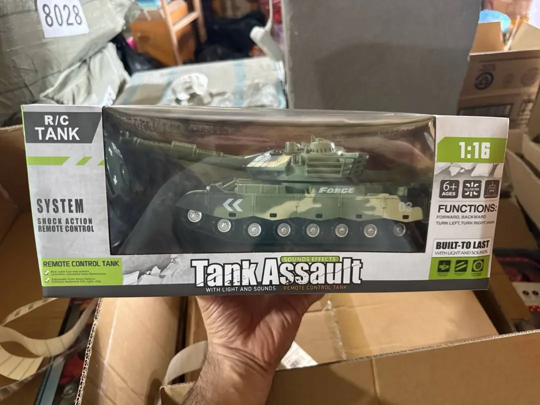 Masofaviy boshqariladigan tank 1:16, Nur va tovush, Qaytarish effekti