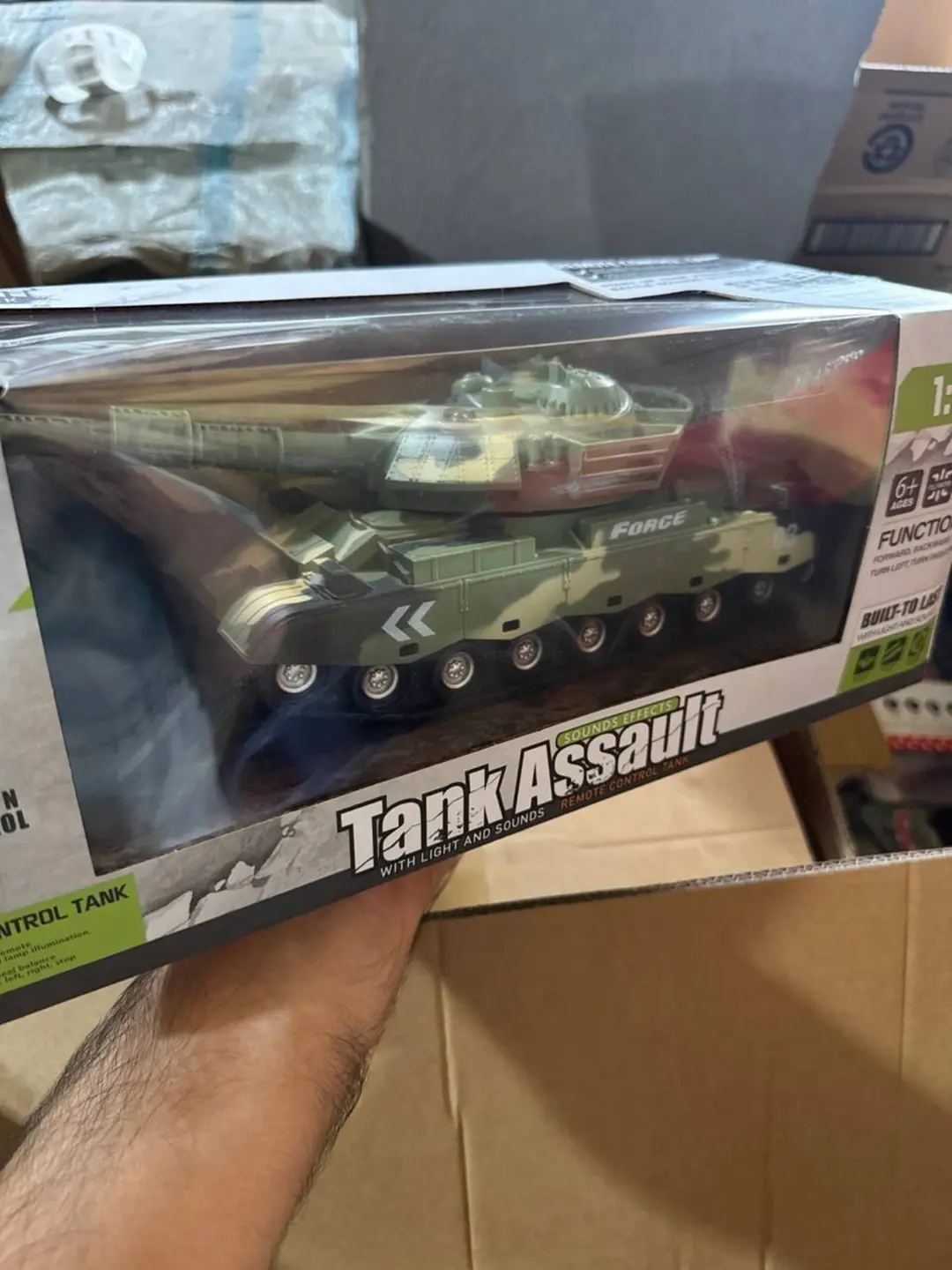 Masofaviy boshqariladigan tank 1:16, Nur va tovush, Qaytarish effekti — 2-rasm