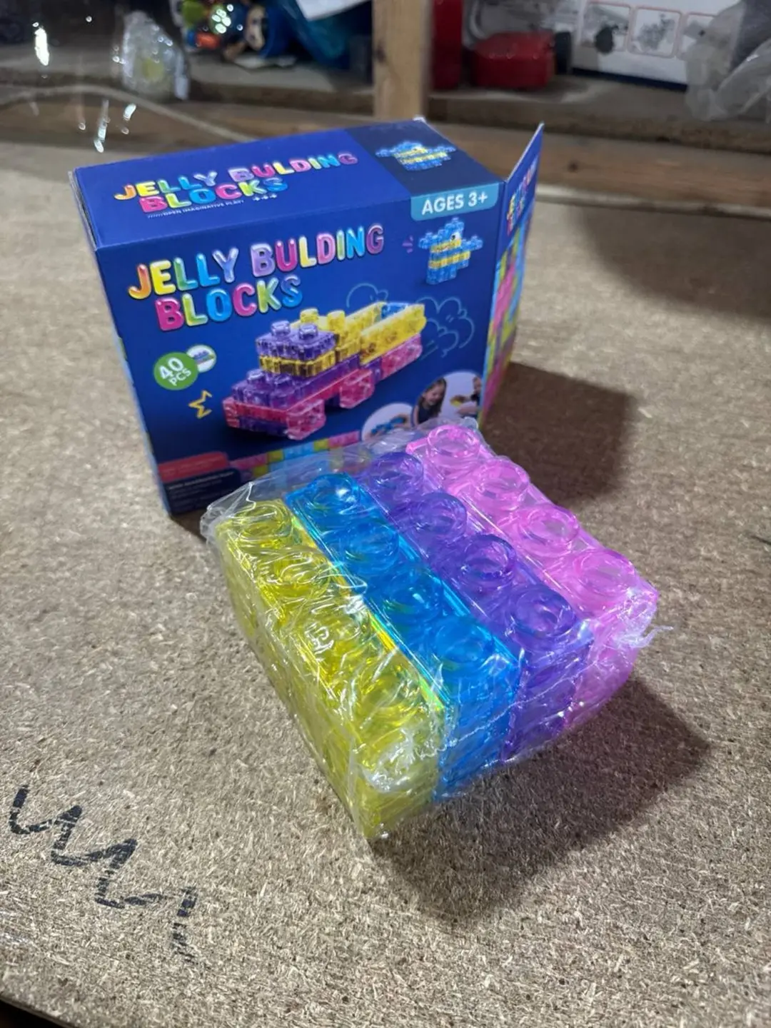 Yumshoq konstruktor Jelly Building Blocks, Egiluvchan bloklar, 3 yoshdan