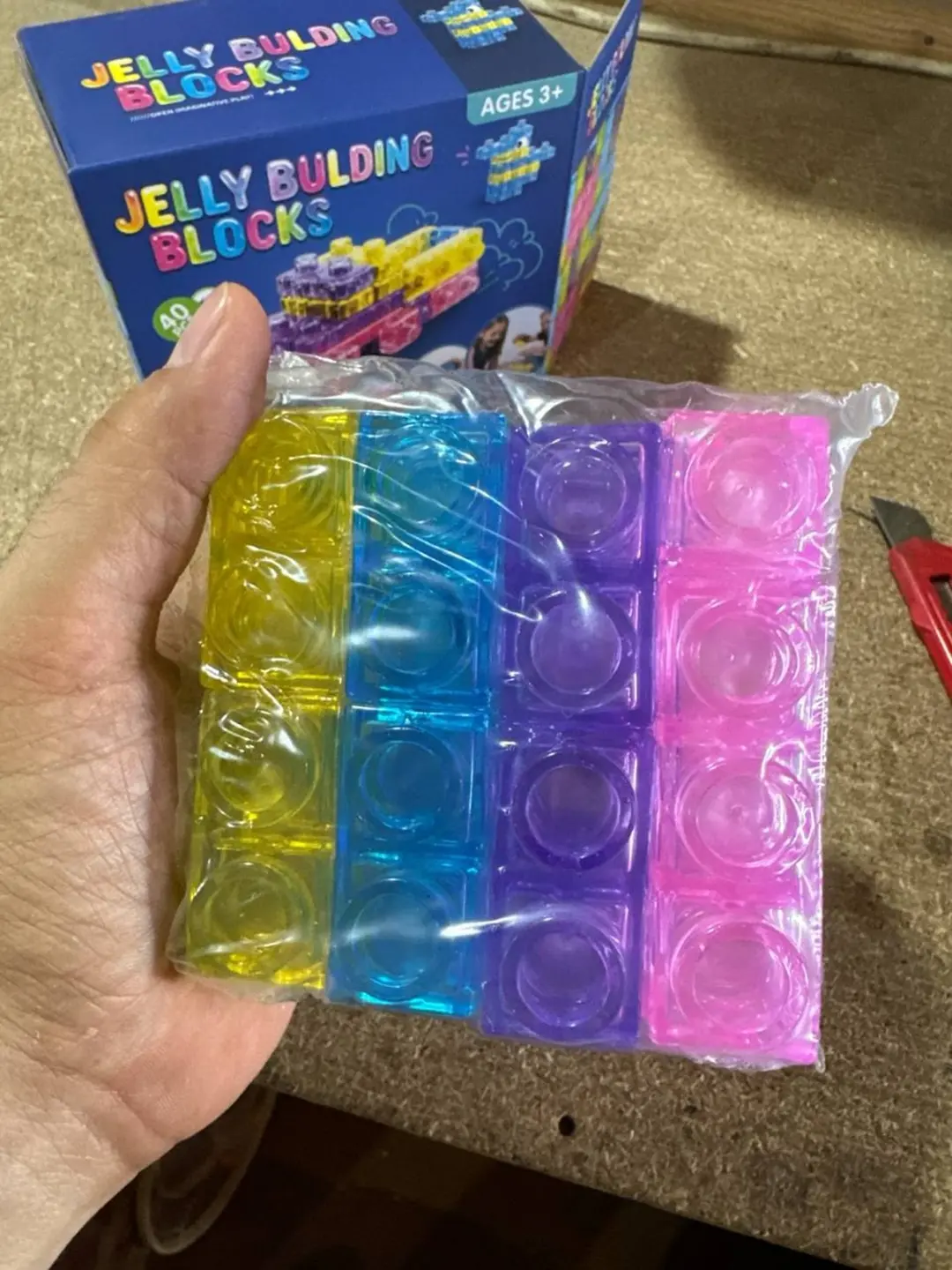 Yumshoq konstruktor Jelly Building Blocks, Egiluvchan bloklar, 3 yoshdan — 2-rasm