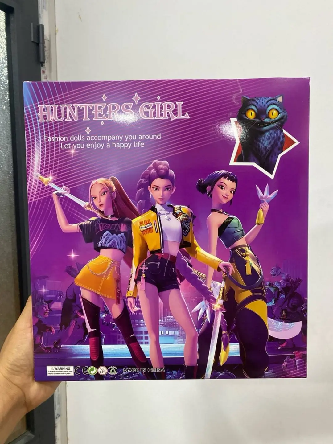 K-POP Hunters Girl harakatlanuvchi musiqa qo'g'irchoqlar to'plami 3 tasi 1 da, qizlar uchun — 2-rasm
