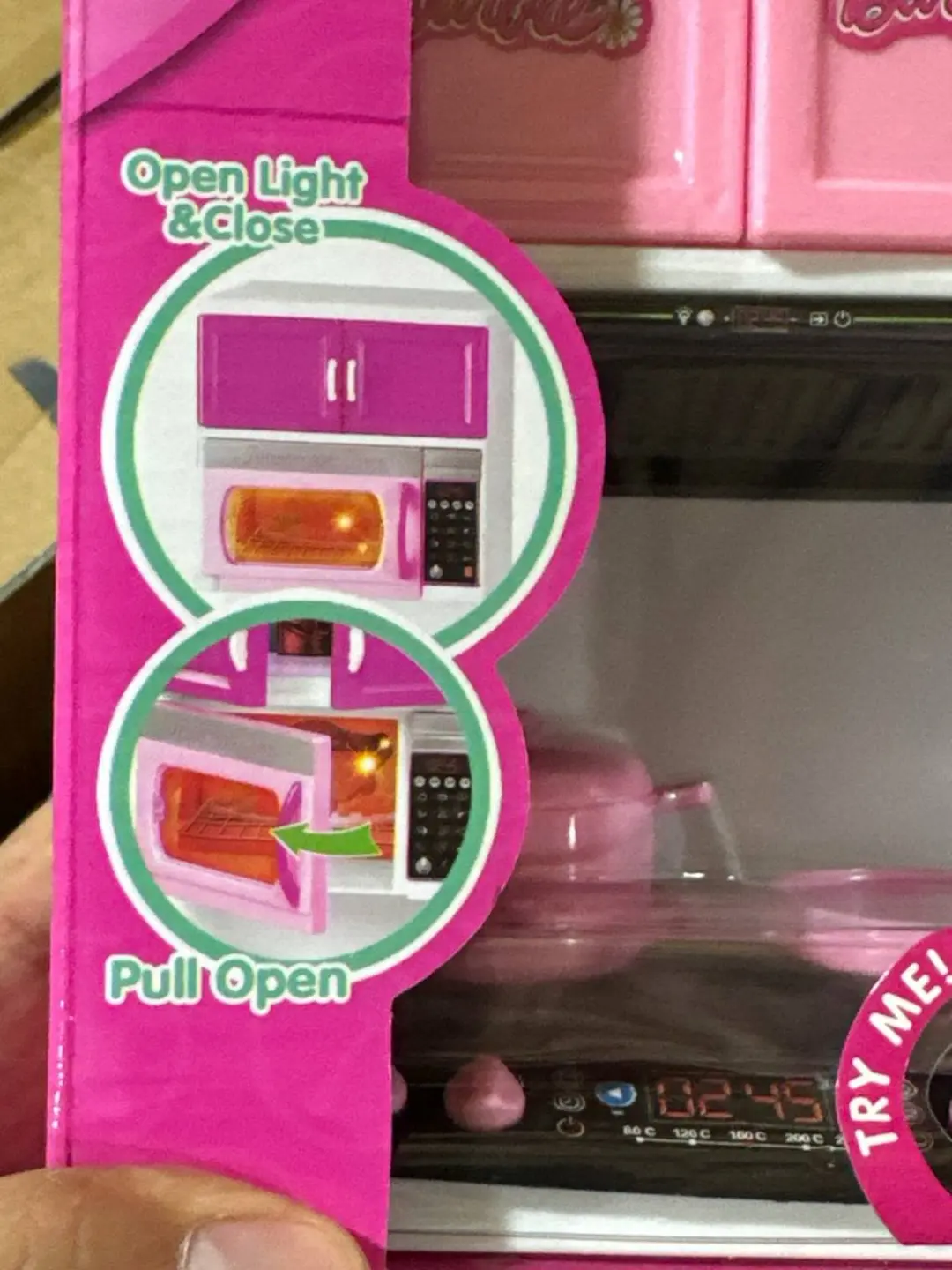 Barbie Vogue Kitchen bolalar o'yinchoq oshxonasi, ovozli va chiroqli — 5-rasm