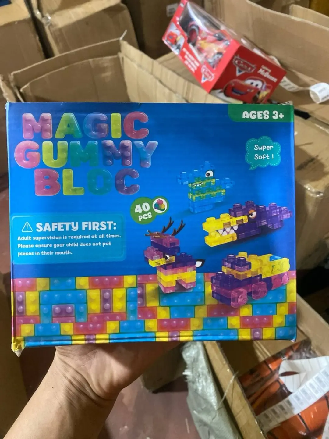 Yumshoq jelye konstruktori Magic Gummy Bloc, 40 ta egiluvchan sensorli detallar — 2-rasm