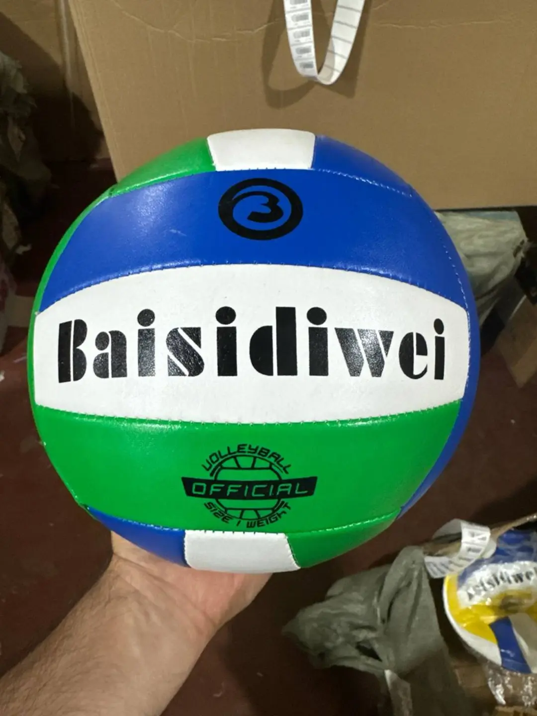 Voleybol to'pi Baisidiwei, Rasmiy o'lcham va vazn, Bolalar va havaskorlar uchun Kod. 01372