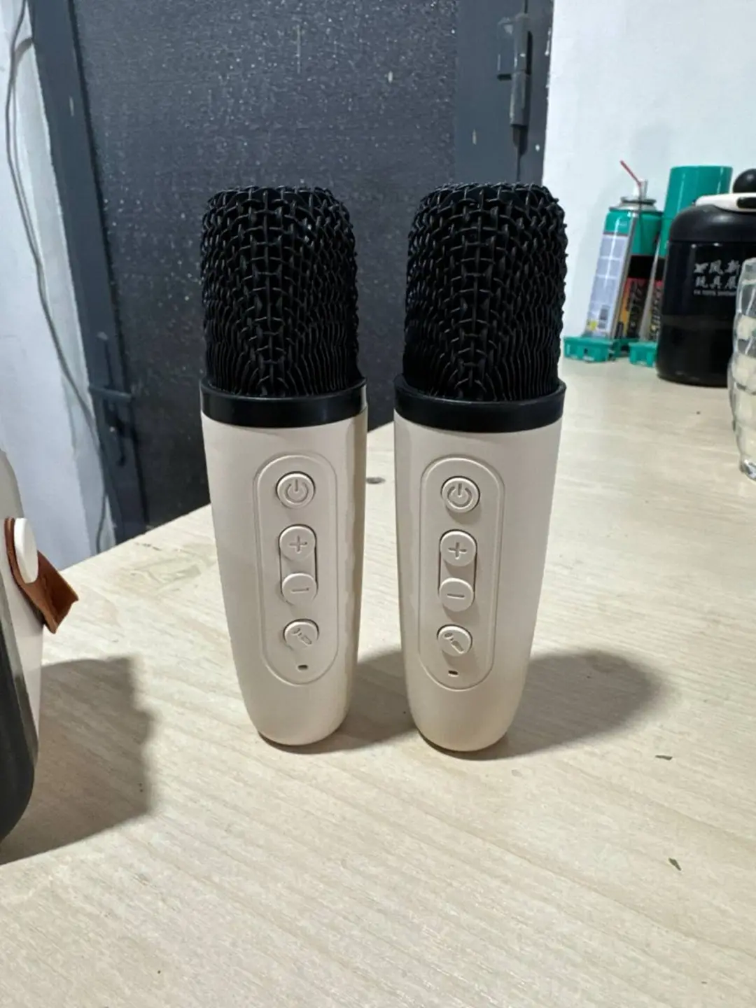 Karaoke tizimi CB-K12B, 2 simsiz mikrofon, RGB Bluetooth karnay, bolalar uchun — 5-rasm