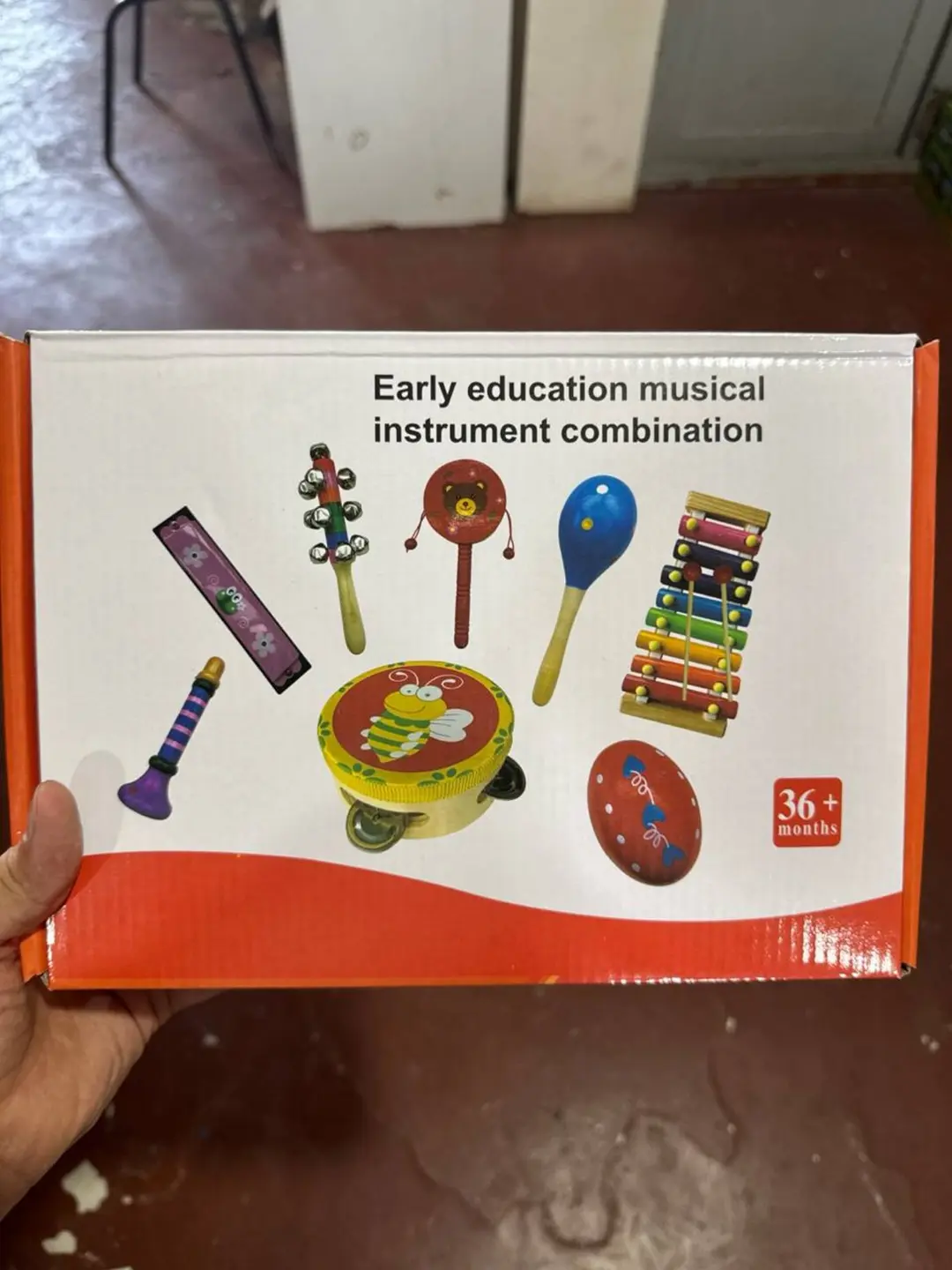 Bolalar musiqa asboblari, 8 tadan iborat yog'och to'plam, Bolalar rivojlanishi uchun