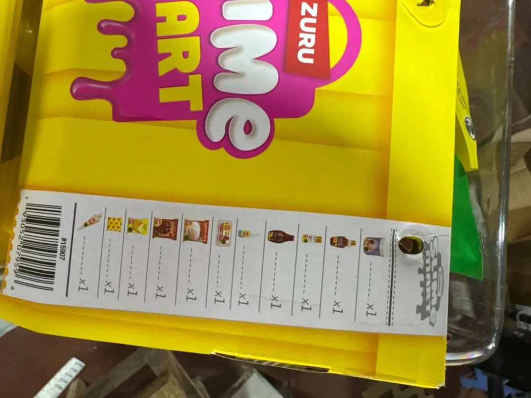 Набор для творчества ZURU Slime Mart Корзинка с продуктами слайм для создания десертов — фото 5