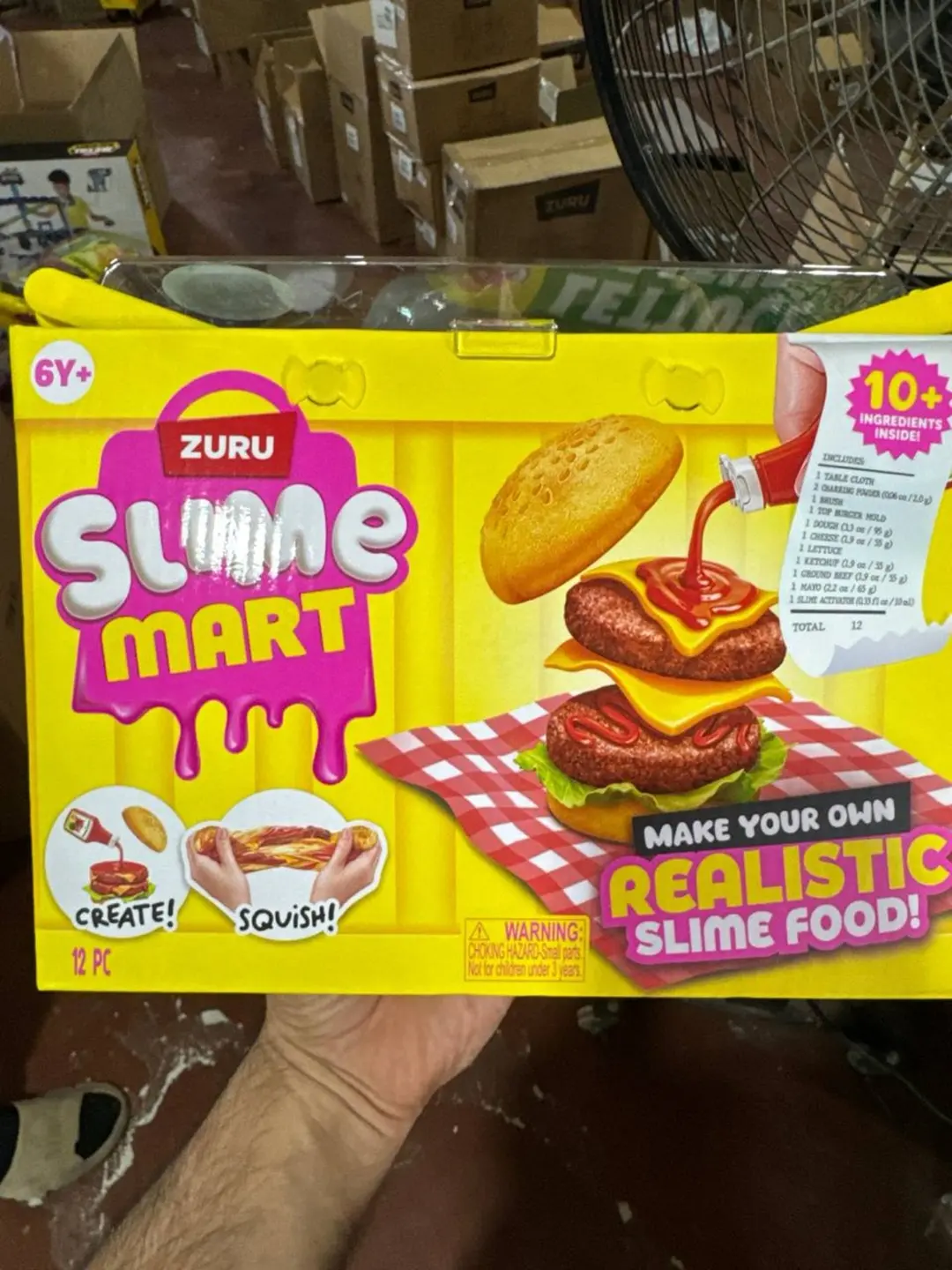 Игровой набор ZURU SLIME Mart для создания слайм-бургера и игрушечной еды — фото 3