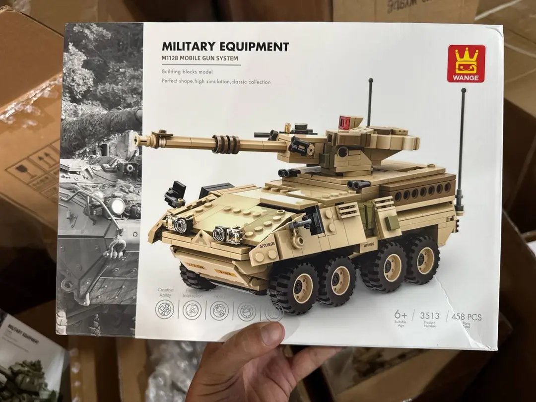 Konstruktor M1128 Mobile Gun System o'ziyurar artilleriya Wange Military, 458 qism