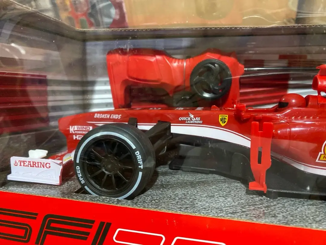 Masofaviy boshqariladigan Formula-1 bolidi SHUANGFENG SF190, poyga mashinasi 1:12, qizil — 3-rasm