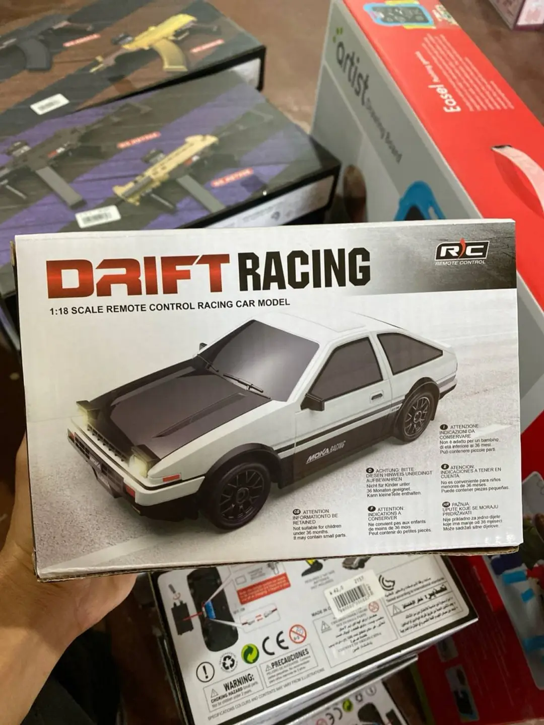 Masofadan boshqariladigan GTR Drift mashinasi, 1:18, 2.4 GHz — 2-rasm