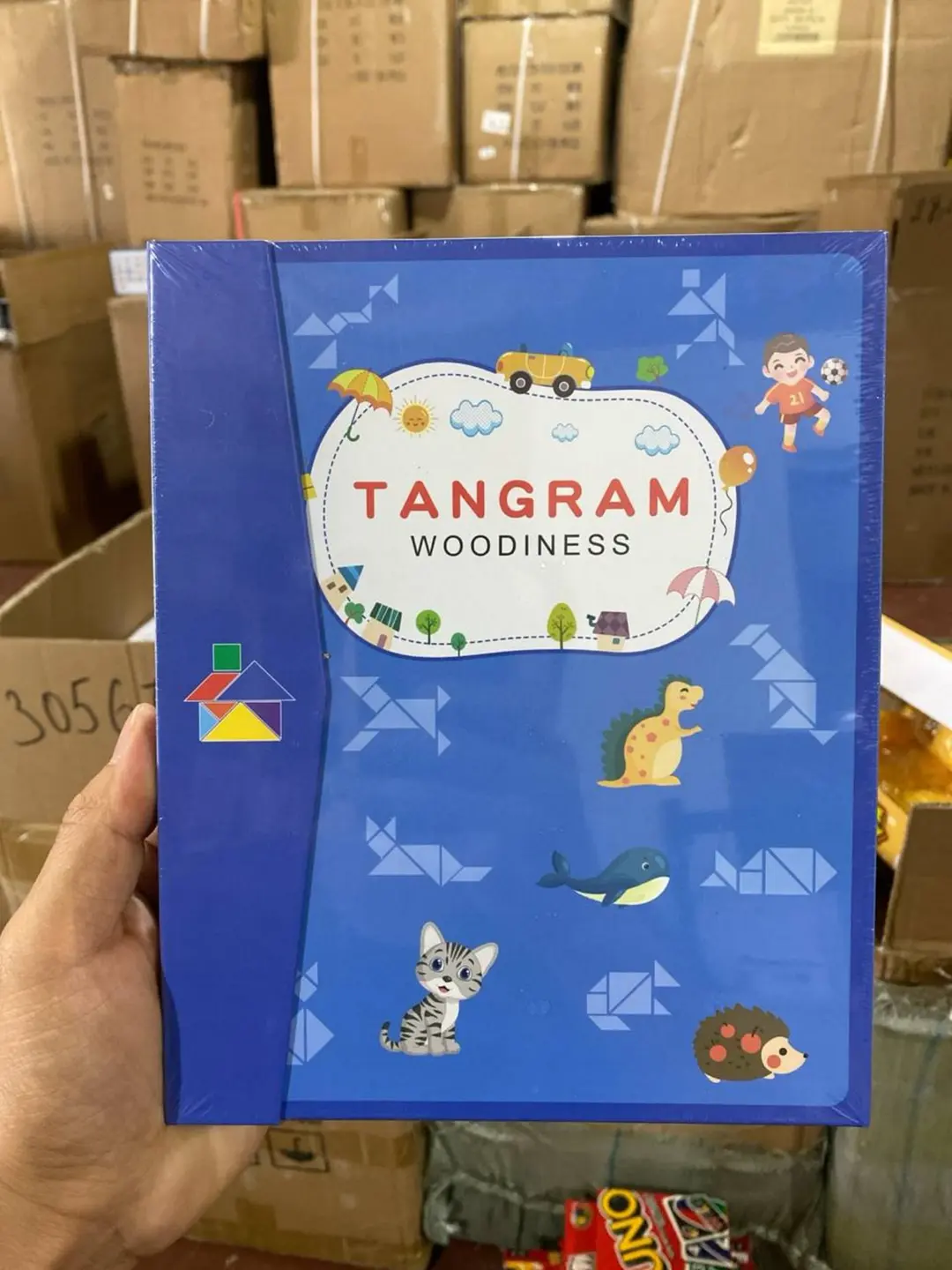 Magnitli tangram, Kitob boshqotirma, Bolalar uchun, Rivojlantiruvchi