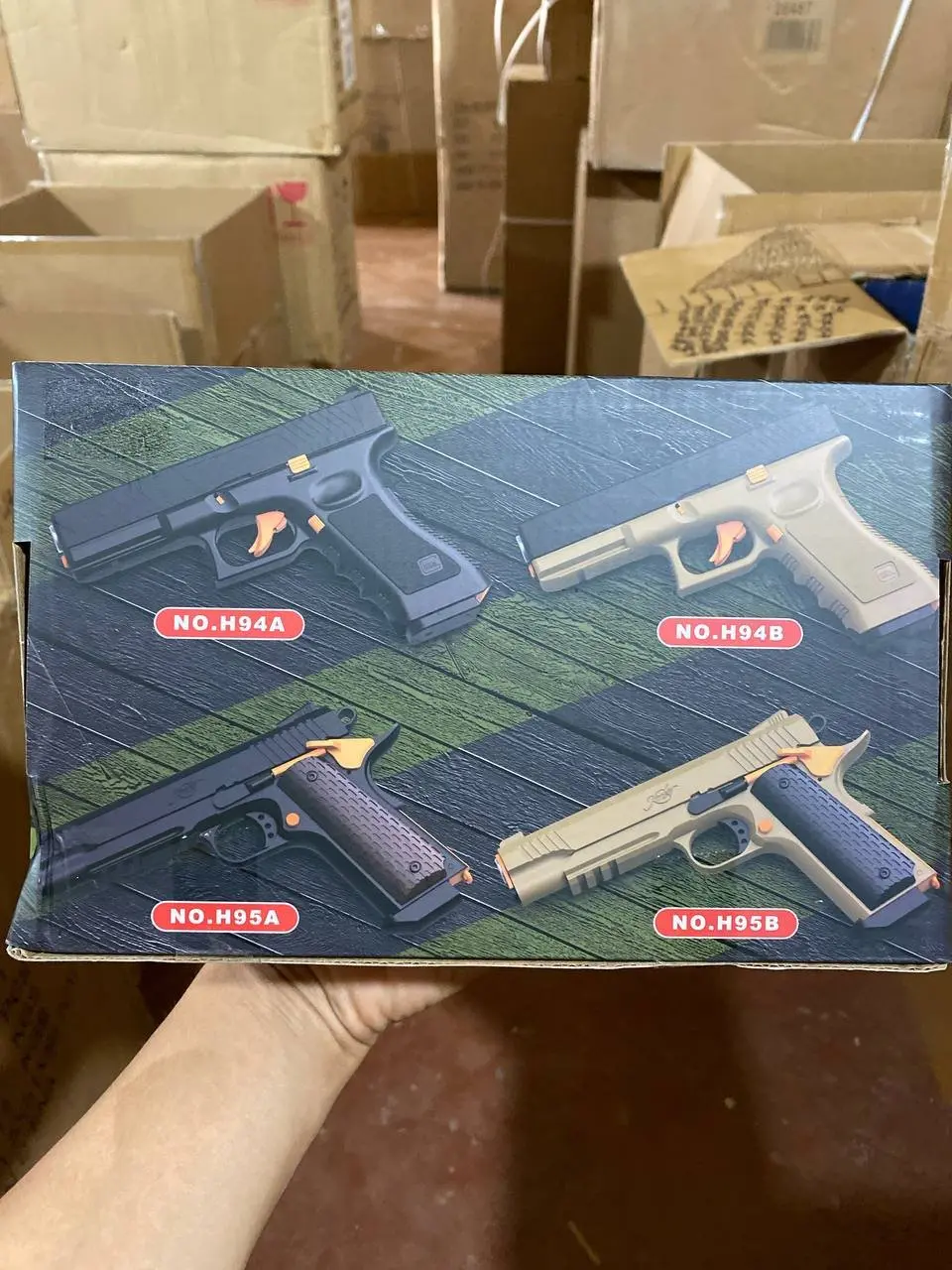 Orbiz-to'pponcha Glock elektr akkumulyatorli, neylonli gidrogel blasteri — 2-rasm