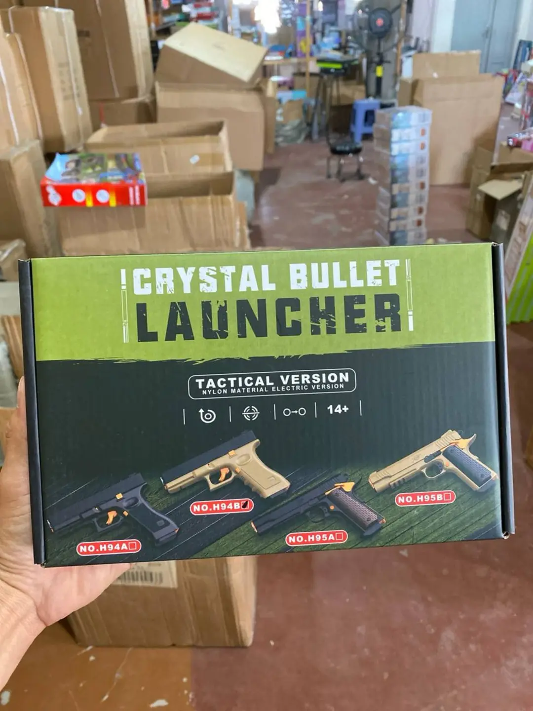 Elektr orbiz pistolet Glock neylonli, akkumulyatorli gidrobol o'yinchoq