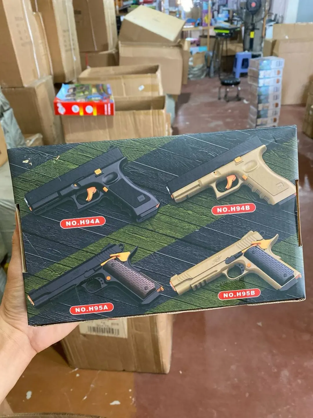 Elektr orbiz pistolet Glock neylonli, akkumulyatorli gidrobol o'yinchoq — 2-rasm