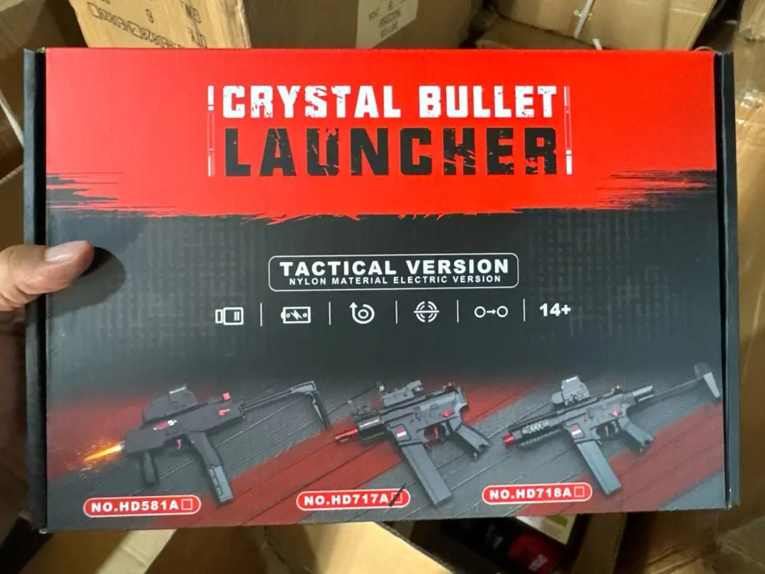 Elektr orbitali MK11 avtomati neylonli MP7 uslubida, gidrogel sharikli o'yinchoq qurol