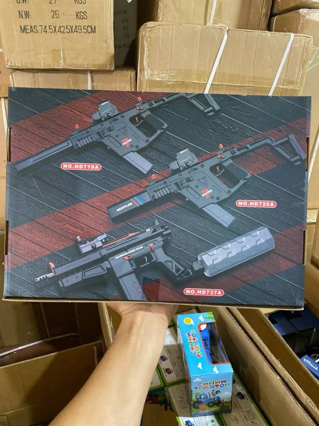 Orbiz-avtomat elektr Vector, neylon korpusli gidrobol va taktik o'yinlar uchun — 2-rasm
