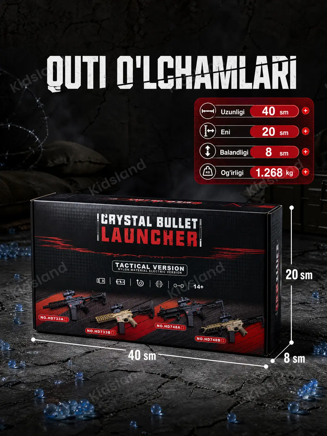 Orbiz avtomat AR15 Gadyuka, Neylon korpus, Gidrobol uchun — 3-rasm