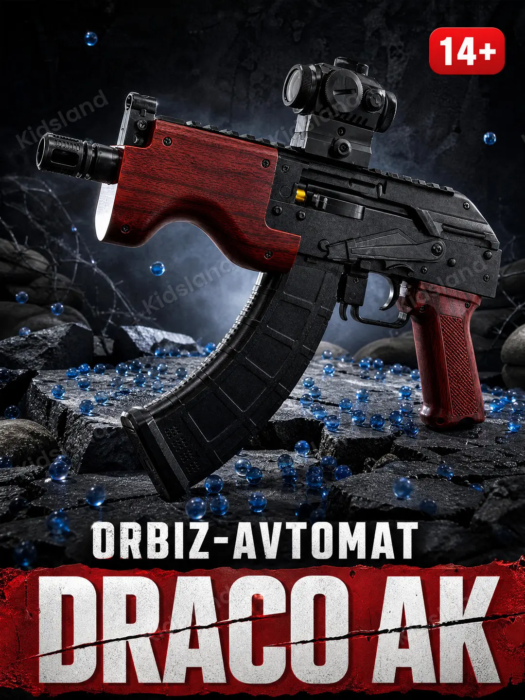 Orbiz avtomat Drako AK, Neylon korpus, Gidrobol, O'smirlar uchun