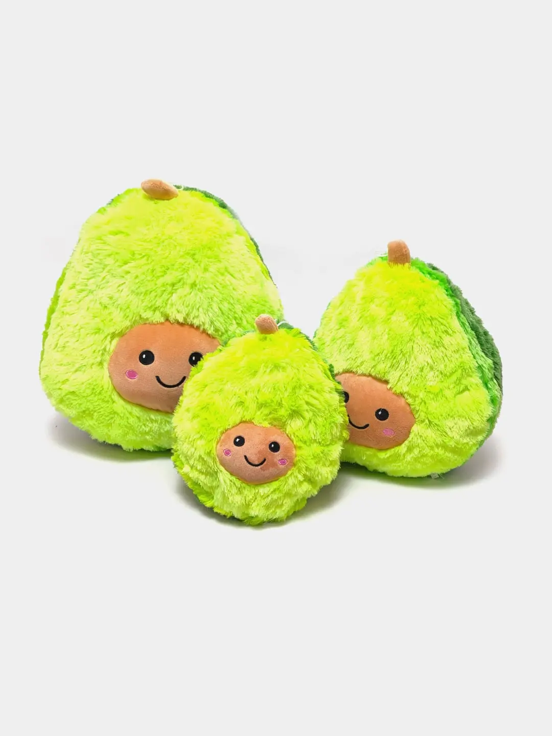 Yumshoq peluş o'yinchoq Avocado 40 sm, Bolalar va kattalar uchun antistress, Uy uchun yoqimli sovg'a — 2-rasm