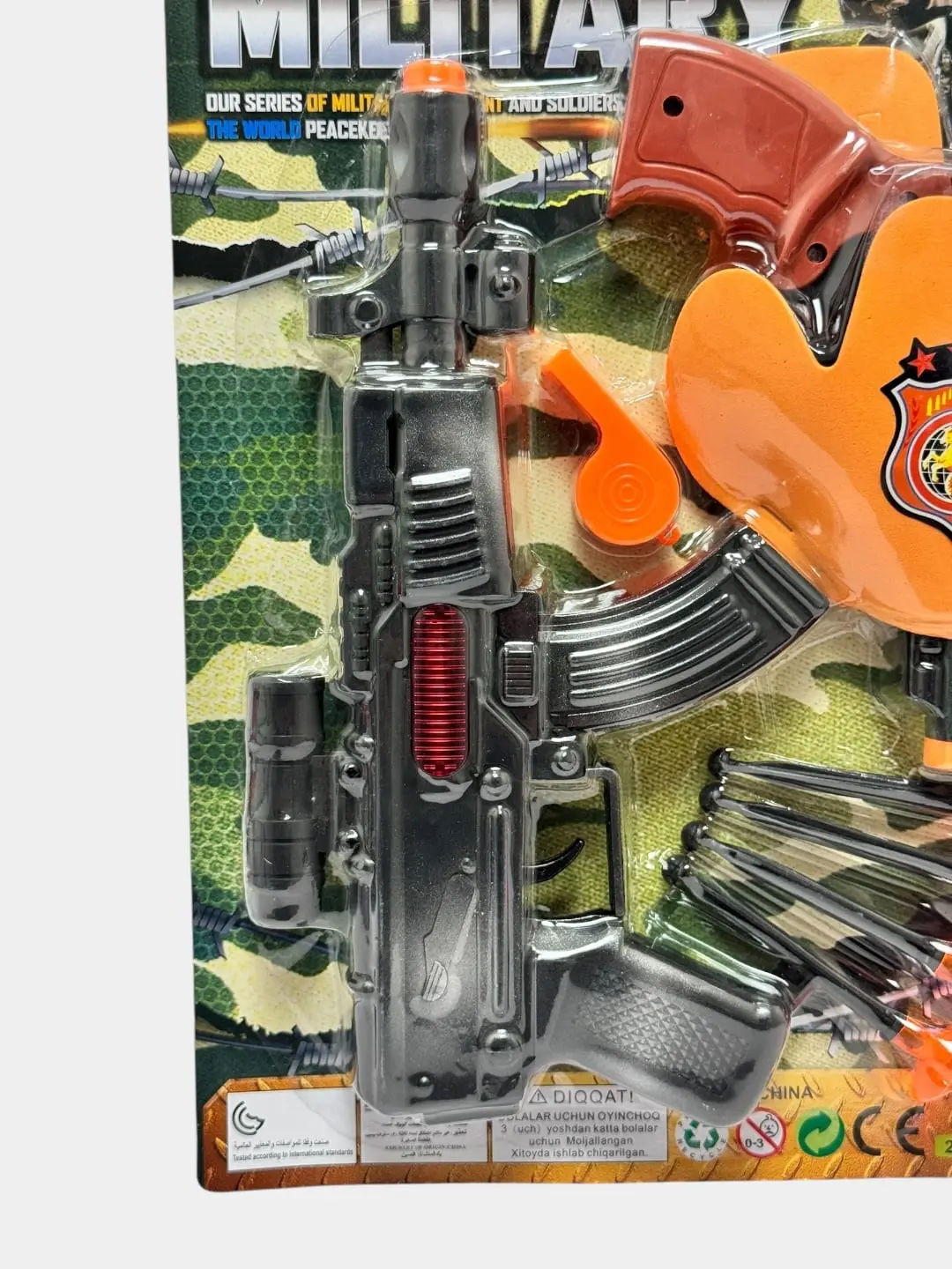Military Art. 09-10 bola o'yinchoq avtomat 10 patronli 3+ yoshdan — 3-rasm