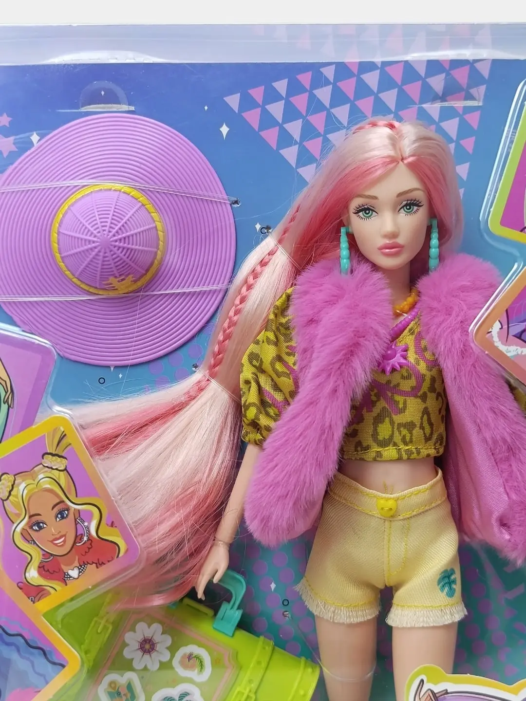 Defa Lucy Colorful Day pushti sochli qo'g'irchoq va aksessuarlar, qizlar uchun — 4-rasm