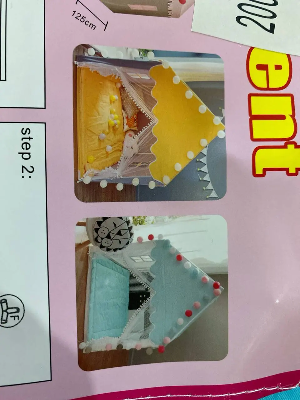 Детская игровая палатка House Tent, Розовая, Для девочек от 3 лет, Безопасные материалы — фото 3
