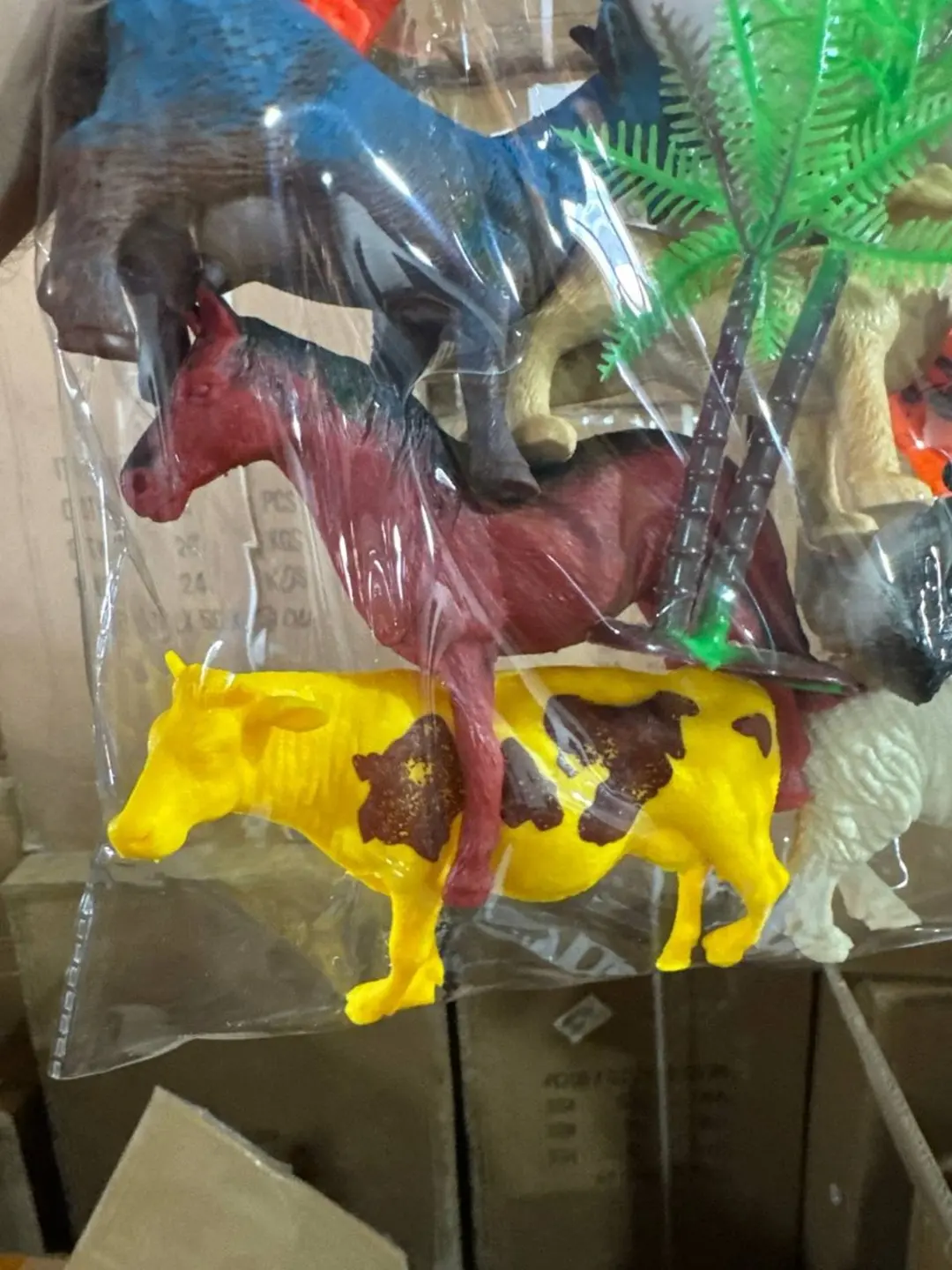 Farm Animals uy hayvonlari to'plami, bolalar uchun hayvonlar figuralari va dekoratsiyalar — 5-rasm