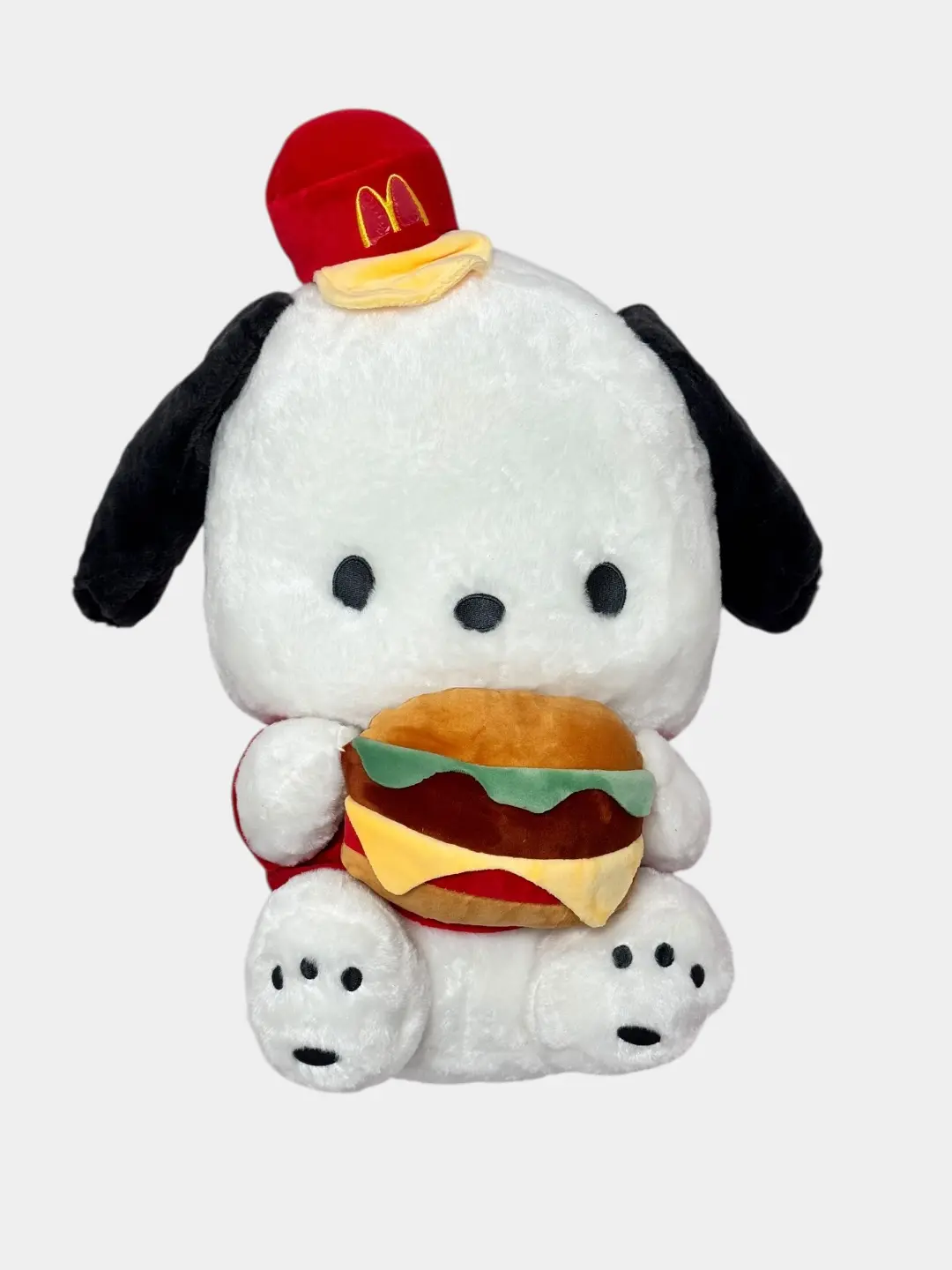 Yumshoq o'yinchoq Pochacco Sanrio burgerli va formada, 44 sm — 2-rasm
